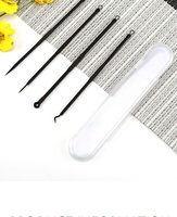 Broche multifonctionnelle pour enlever les points noirs nettoyage personnel de l'acné vulgaire Broche pour enlever les points noirs Kit d'extracteur de comédons