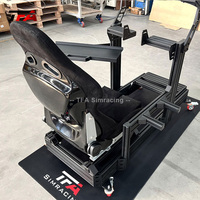 Harnais de sécurité renforcé en aluminium à 4 points de haute qualité, support de siège de style rallye pour cockpit prêt pour les produits de sport et de divertissement