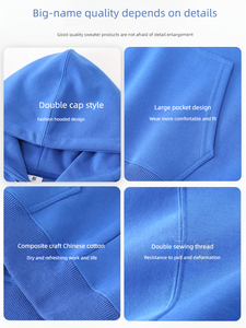 Sweater Customize Privite logo Autumn Winter Cotton Overalls Embroidered <b>Hoodie</b> Games Business Smoking Wear - Product Image 3