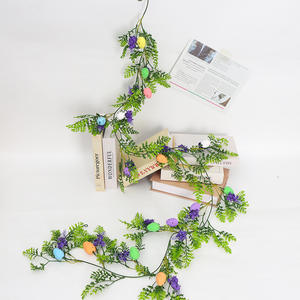 ของตกแต่งเทศกาลอีสเตอร์ไข่เถาจำลองสำหรับตกแต่งบ้านและเทศกาลอีสเตอร์หวายแบบทำมือ - Product Image 2