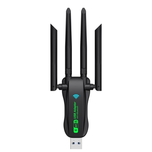 <span class=keywords><strong>Adaptateur</strong></span> Wifi double bande 1300 Mbps Wifi + BT5.0 4 antennes <span class=keywords><strong>Adaptateur</strong></span> USB sans fil USB3.0 Carte sans fil haute vitesse Récepteur PC/Ordinateur portable - Product Image 2