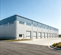Structure en acier soudé préfabriquée, poutre en H, colonne, boîte de poutrage pour l'industrie, les supermarchés, les bureaux, les hôpitaux, qualité Q235
