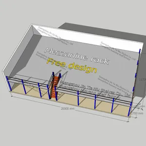 Industriële Magazijn Kunststof Pallet Rack Protector Mezzanine Planken Voor Plank Planken Rek