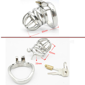 Высококачественное устройство для мужского целомудия из нержавеющей стали, клетка для связывания члена, замок для пениса, антимастурбационные секс-игрушки для мужчин - Product Image 4