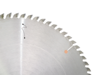 Lame de scie circulaire TCG soudée au laser diamantée pour scie à table, idéale pour la découpe de profilés en aluminium