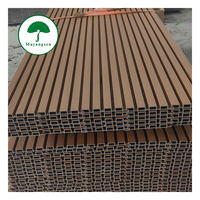 Revêtement mural extérieur en composite bois-plastique (WPC) co-extrudé, sans entretien, imperméable et à emboîtement, pour l'extérieur des maisons