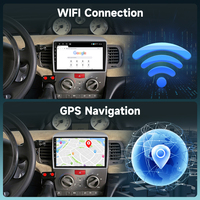 Podofo pour Lancia Ypsilon 2006-2011 Autoradio Android 9 pouces 4+64G Radio de voiture sans fil Carplay/Android Auto GPS RDS WIFI OEM/OEM