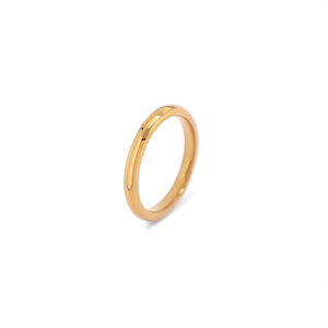 แหวนแฟชั่น สแตนเลสสตีล 316L ชุบทอง PVD ทนทาน ดีไซน์ทันสมัย - Product Image 2