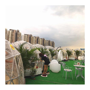 เต็นท์ PC ทรงกลมโดมใสทันสมัยหรูหราสี่ฤดูกันน้ำได้เต็นท์สำหรับบ้านรีสอร์ทตั้งแคมป์ในทะเลทราย - Product Image 3