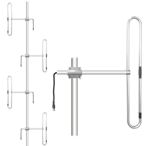 Antenne Yagi dipolaire en alliage d'aluminium SDYV1 pour station de diffusion FM extérieure 66-88 MHz ou 88-108 MHz avec rayonnement omnidirectionnel - Product Image 3