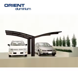 Abri d'auto moderne en aluminium en porte-à-faux à <span class=keywords><strong>double</strong></span> <span class=keywords><strong>pente</strong></span> - Product Image 6