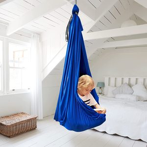 Childrens <b>Hammock</b> Indoor Outdoor <b>Swing</b> Elastic Sensory Aerial Yoga <b>Hammock</b> For Home Kids Zone Unisex RTDC 002 - Product Image 4