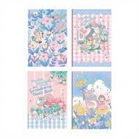Carnet d'exercices haut de gamme A5, relié par fil, imprimé par sublimation, ligné horizontal, épaissi, pour collégiens et lycéens