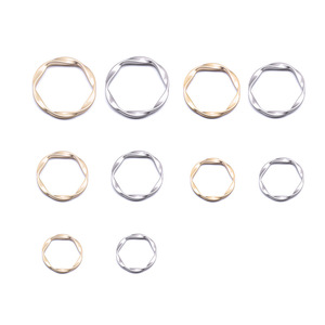 Metal Threaded Ring Buckles For Garment Alloy Round Adjustment Buckle Durable Zhejiang China Factory Direct Sales - Product Image 3