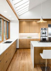 CBMmart klasik tarzı katı ahşap ahşap mutfak dolapları Set dolap ile montajı hazır - Product Image 5