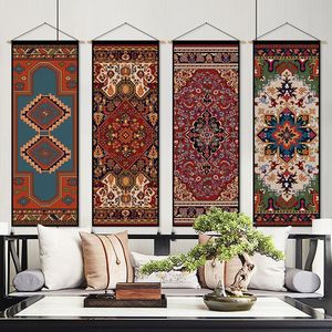 <span class=keywords><strong>Tapisserie</strong></span> Électrique Décorative Murale de Fond Marocain en Tissu Non-Tissé à Motif Floral de Style Traditionnel - Product Image 3