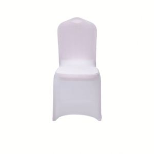 Funda Elástica Blanca para Silla de Boda, Funda Lisa Teñida para Silla de Banquete o Evento, para Silla de Plástico - Product Image 1