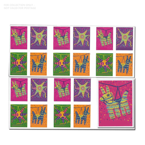 Étiquettes postales à thème de dessin animé pour célébrations aux États-Unis, rouleau de timbres-poste à bas prix pour collection uniquement - Product Image 1