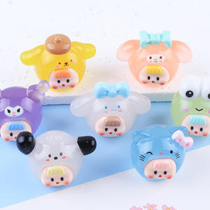 ลูกปัดซิลิโคน 3 มิติ ลายการ์ตูนน่ารัก หลากสี ขนาด 3 ซม. สำหรับงาน DIY ทำมือ วัสดุตกแต่งโต๊ะทำงาน ของตกแต่งบ้าน ของขวัญชิ้นเล็ก - Product Image 2