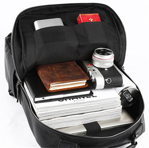 Vente en gros de sacs à dos en <span class=keywords><strong>cuir</strong></span> artificiel pour collégiens et collégiens cartables simples décontractés de marque personnalisée pour jeunes sacs à dos pour ordinateur portable de 14 pouces - Product Image 6