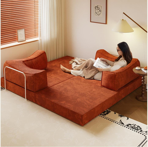 Ghế sofa đơn mô đun nén cao cấp, không khung, mút ép, đóng hộp, nội thất chân không, phòng khách - Product Image 5
