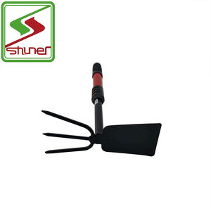 <span class=keywords><strong>Houe</strong></span> de jardin à double usage en acier au carbone avec manche long - Product Image 2