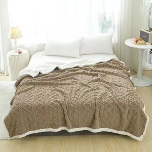 Bán Sỉ Chăn Lông Cừu Giá Thấp Từ Nhà Máy Chăn Lông Cừu Mùa Đông Chăn Lông Cừu Chunky - Product Image 6