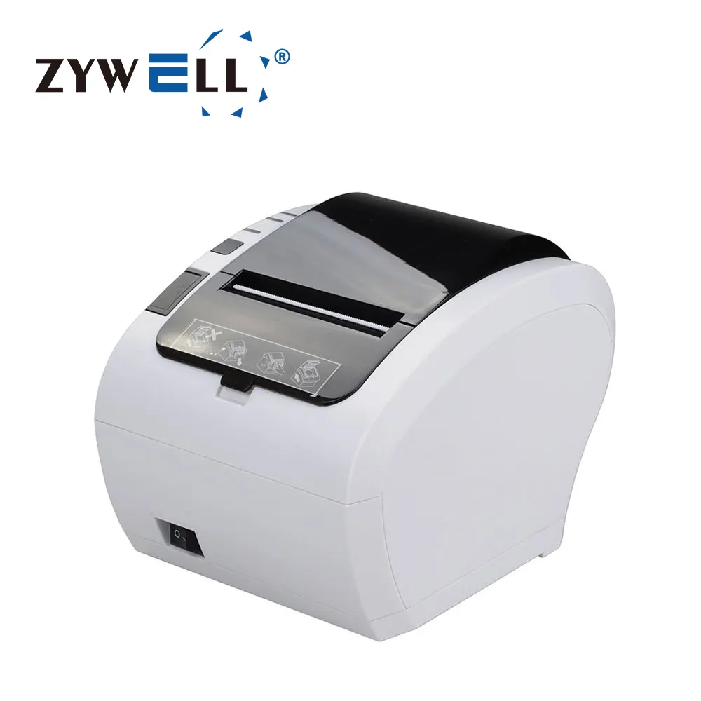 Popular POS System 80 mm USB + Bluetooth Interface receipt printer ZY306 Ticket Printer