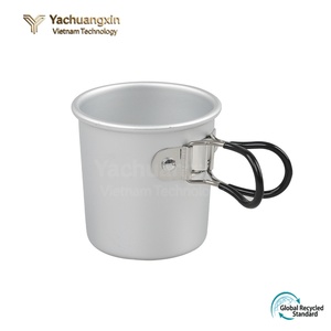 Wholesale <b>Camping</b> Folding Aluminum Alloy 150ml Portable Lightweight Coffee Mug for Outdoor Use - Product Image 4