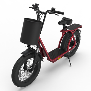Scooter Eléctrico X20 Rojo de 20 Pulgadas, Bicicleta de Reparto de Alimentos de Largo Alcance, Plegable, de Alta Velocidad, X20 X20 X20 S - Product Image 2