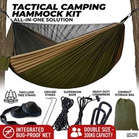 Hamac anti-moustiques léger et portable pour la randonnée, le trekking et la détente en plein air