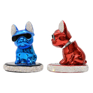 Ambientador de coche Bulldog americano, humidificador de aromaterapia para perros <span class=keywords><strong>Bully</strong></span> francés, recarga de Perfume, difusor de cápsula de salida de fragancia - Product Image 5