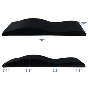 Matelas en mousse incurvé en forme <span class=keywords><strong>de</strong></span> vague pour salon <span class=keywords><strong>de</strong></span> beauté et spa, <span class=keywords><strong>table</strong></span> <span class=keywords><strong>de</strong></span> <span class=keywords><strong>massage</strong></span> pour extensions <span class=keywords><strong>de</strong></span> cils, <span class=keywords><strong>surmatelas</strong></span> en mousse pour lit <span class=keywords><strong>de</strong></span> cils - Product Image 3