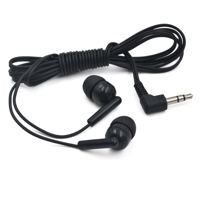 Wholesale Cheap Price Disposable Single Use Headphones Airline Aviation Headset Earbud