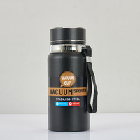 Verre intelligent de sport de plein air isolé sous vide en acier inoxydable 304 gobelet couvercle d'affichage à LED capacité de 600ml/800ml/1000ml