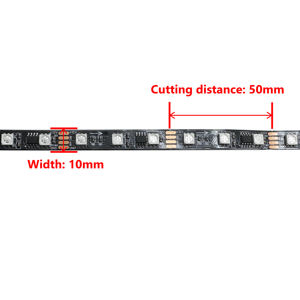 Tira de LED RGBIC SM16703 sin Mantenimiento, 12V 24V, Reanudación de Punto de Interrupción, Cinta Direccionable de 4 Pines para Fachadas de Edificios de Gran Altura - Product Image 2