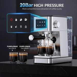 Cafetera Italiana de Acero Inoxidable 3 en 1 (Cappuccino/Espresso/Latte) para Uso Doméstico - Product Image 2