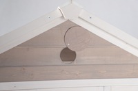 Chilochilo 60 "Cage à oiseaux en bois cage de vol volière avec nid de 4 perchoirs et plateau coulissant pour intérieur extérieur