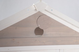 Chilochilo 60 "ahşap kuş kafesi <span class=keywords><strong>Aviary</strong></span> uçuş kafesi kapalı açık için 4 Perches yuva ve slayt-out tepsi ile - Product Image 6