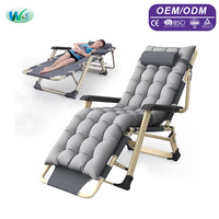 Lit pliant portable d'extérieur avec matelas, lit de camping pliant, chaise de plage, chaise de loisirs