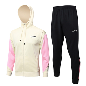 Conjunto de Sudadera con Capucha y Pantalones Deportivos de Fútbol para <span class=keywords><strong>Hombre</strong></span> de Alta Calidad Personalizado con Cremallera - Product Image 1