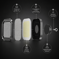 Lumière LED UFO ronde haute puissance 100W 150W 200W IP65 pour entrepôt, atelier, lampe haute puissance