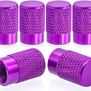 Capuchon de valve coloré en alliage d'aluminium pour pneus de voiture, capuchon anti-poussière pour valve tubeless, violet, argent, noir, rouge, bleu, or, vert, American Mouth - Product Image 4
