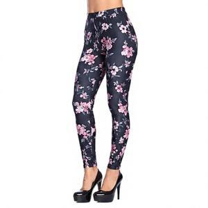 Leggings Deportivos Ecológicos con Estampado por Transferencia Térmica, Elásticos en 4 Direcciones, de Secado Rápido, Cintura Alta y Control de Abdomen, Precio al por Mayor - Product Image 4