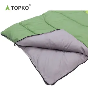 Туристические водонепроницаемые спальные мешки TOPKO, супер удобные, в форме конверта, для спорта на открытом воздухе, походов, новый дизайн