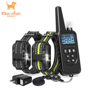 Частная торговая марка, ошейники для собак, глубокая водонепроницаемость, длительное время ожидания, диапазон 800 м, перезаряжаемый Удаленный Ошейник для дрессировки домашних животных - Product Image 4