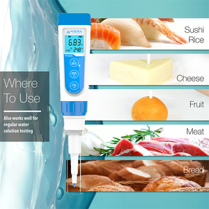Kit de Medidor de pH de Bolsillo Veidt Weighing Apera Instruments Serie Premium PH60S para Muestras de Alimentos/Sólidos/Viscosas, Detector de Agua - Product Image 4