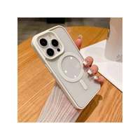 Étui antichoc transparent souple en TPU+PC avec anneau magnétique pour 16/15/14/13/12 Pro Max Plus