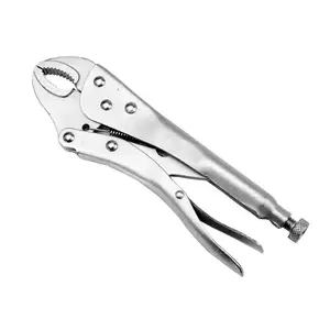 Carbon Steel Vise Grips Curved Jaw Locking Pliers Hardened Milled Jaws for Maximum Grip Built in Wire Cutter and Trigger Release