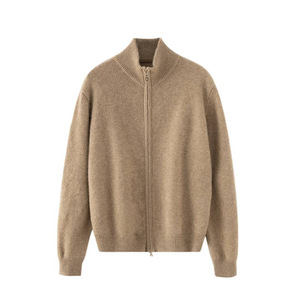 <span class=keywords><strong>Cardigan</strong></span> in Cashmere <span class=keywords><strong>con</strong></span> Collo Alto e <span class=keywords><strong>Cerniera</strong></span>, Maglione Invernale da <span class=keywords><strong>Donna</strong></span> Personalizzato, Spessore 7GG, Tinta Unita, Cappotto in Misto Cashmere della Mongolia Interna - Product Image 1
